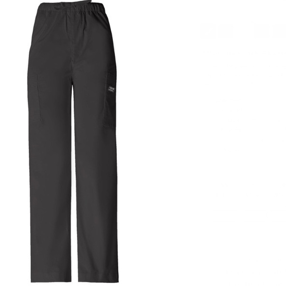 Men’s Cherokee WW Cargo Scrub Pants (Black) - Picture 2 of 3